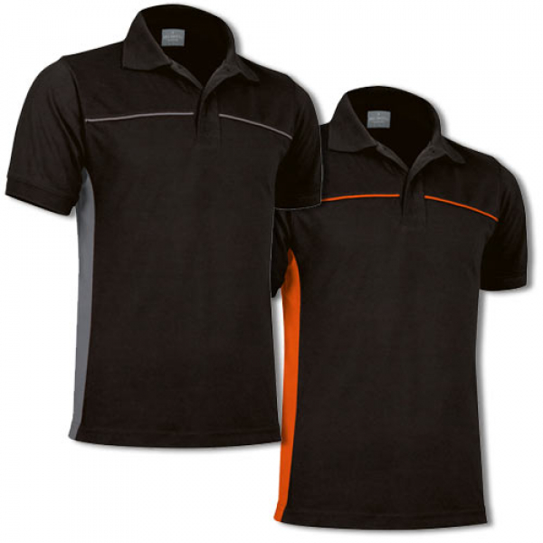 Polo de trabajo Valento Thunder Negro