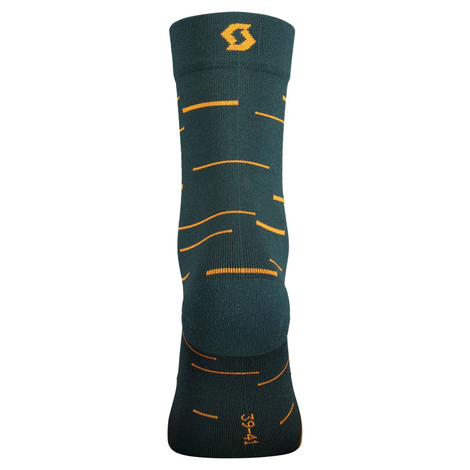 CALCETIN SPEED CREW VERDE ARUBA / NARANJA BRAZE SCOTT 409538 - Imagen 3