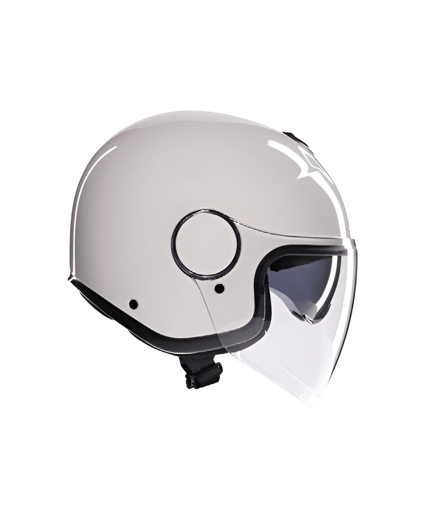 CASCO AGV ETERES E2206 MONO MATERIA WHITE - Imagen 4